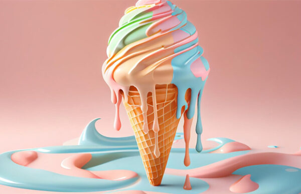 Cool Melted Icecream For Women