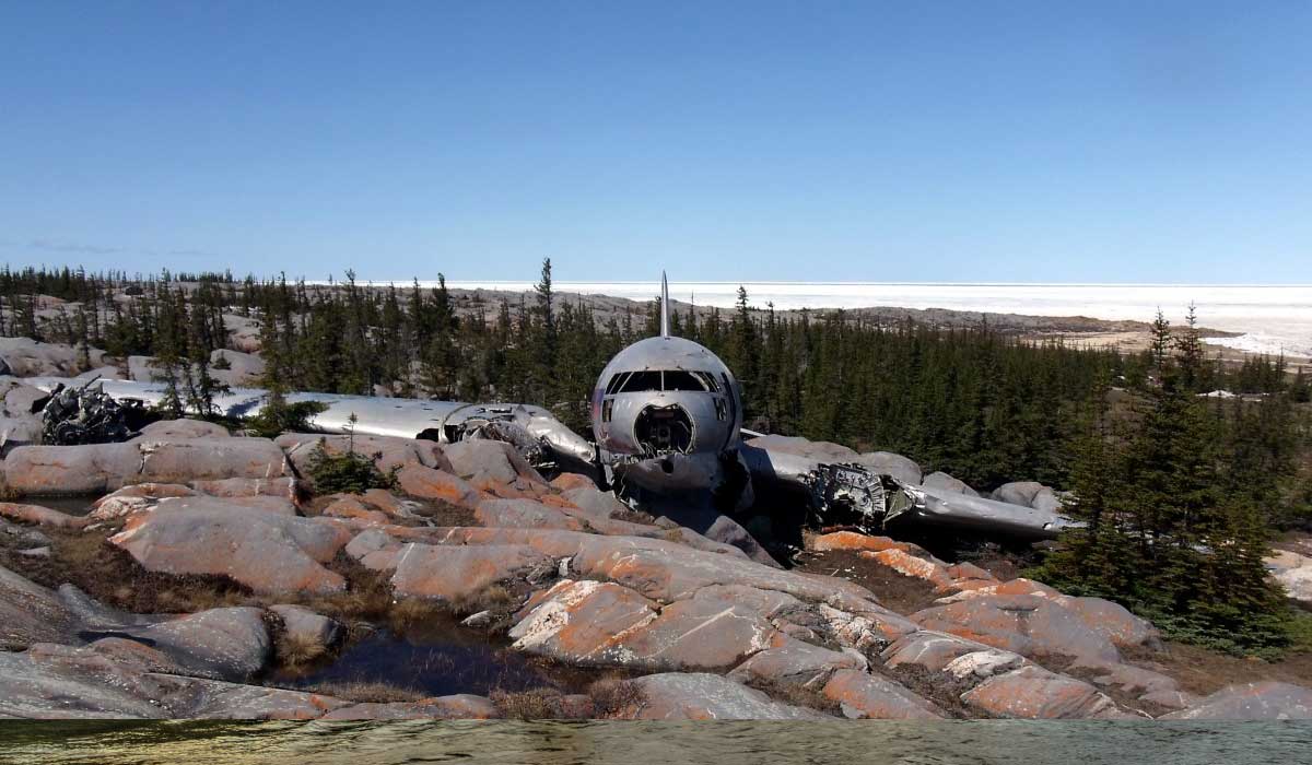 Fighter Plane Crash During World War